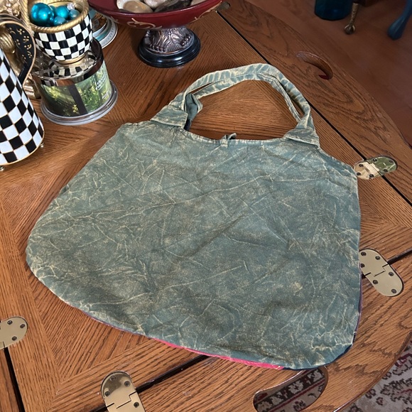 Vintage NEPAL BOHO Hippie PEACE SKULLS Patchwork Shoulder Hippie Bag - Picture 3 of 11